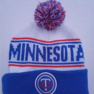 MLB Minnesota Kids Beanie - Blue, Red, White